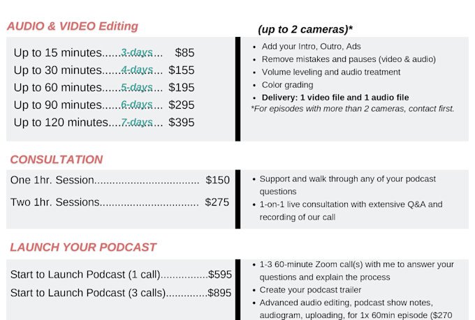 I will produce podcast video editing to mix and edit for youtube - Image 3