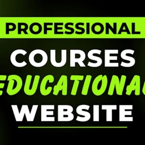 I will build professional educational school, college, academy university website
