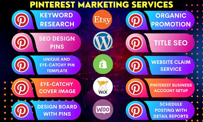 I will be pinterest marketing manager to grow and boost as pin seo king - Image 2