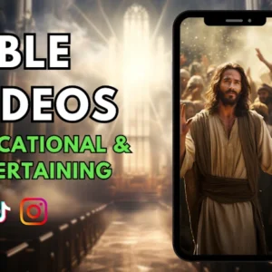 I will create educational bible videos for social media