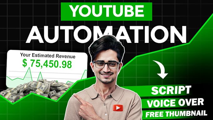 I will setup youtube automation channel and create top 10 faceless cash cow videos