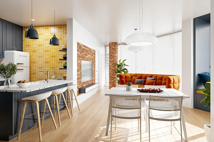 I will create interior design and realistic 3d rendering