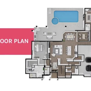 I will design 3d floor plan render, model in interior architecture