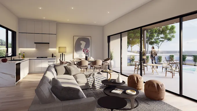 I will do 3d interior design rendering and architectural 3d model - Image 3