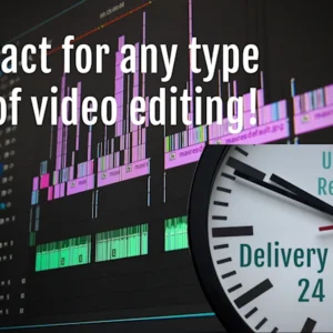 I will do professional video editing