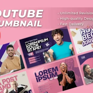 I will do youtube thumbnail design