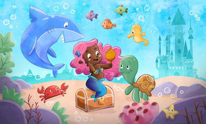 I will draw children story book illustration for kdp amazon - Image 2