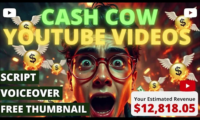 I will create top 10 video and faceless cash cow youtube video editing - Image 4