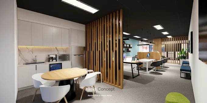 I will do your coworking space, office design - Image 3