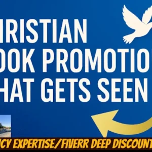 I will do a professional christian book promotion designed to boost sales