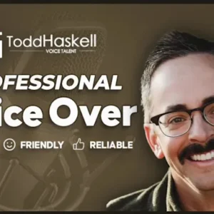 I will record a professional american english male voice over